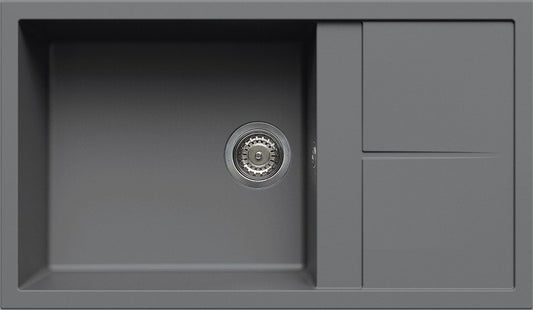 ELLECI Kitchen 2023 OUT  | LAV. UNICO 410 86X50 1VG TITANIUM 73