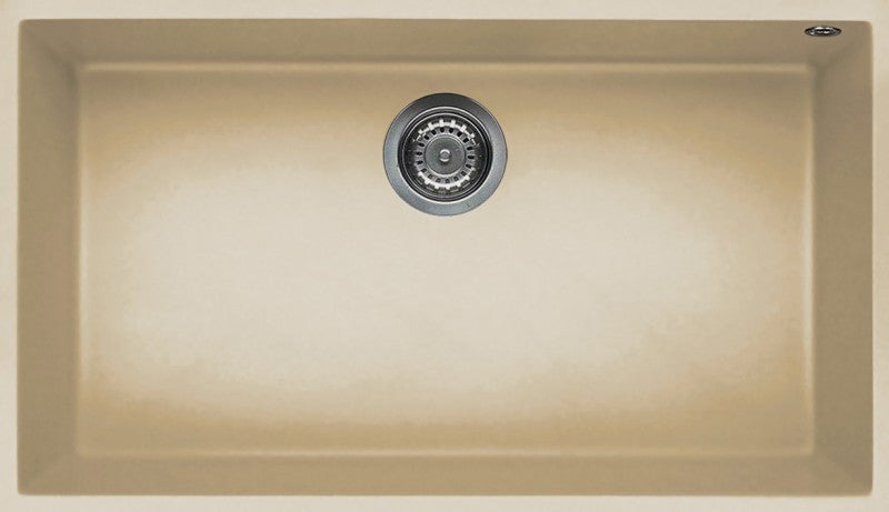 ELLECI Kitchen 2025  LKQ13095BSO | LAV. QUADRA 130 76x44 1V CHAMPAGNE 95 SOTTOTOP