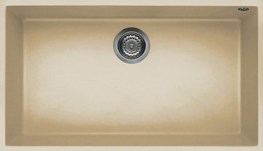 ELLECI Kitchen 2025  LKQ13095BSO | LAV. QUADRA 130 76x44 1V CHAMPAGNE 95 SOTTOTOP