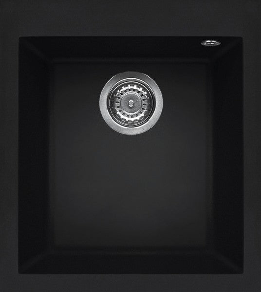 ELLECI Kitchen 2025  LKQ10086 | LAV. QUADRA 100 41x50 1V BLACK 86
