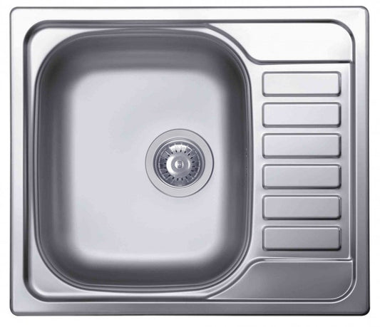 ELLECI Kitchen 2025  LIX125SACSX | LAV. INOX SKY 125 580X500 1VG SX SATINATO CARTONE