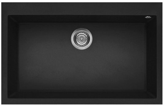ELLECI Kitchen 2025  LGQ13040 | LAV. QUADRA 130 79x50 1V NERO 40