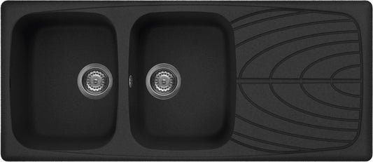 ELLECI Kitchen 2025  LGM50040 | LAV. MASTER 500 116x50 2VG NERO 40