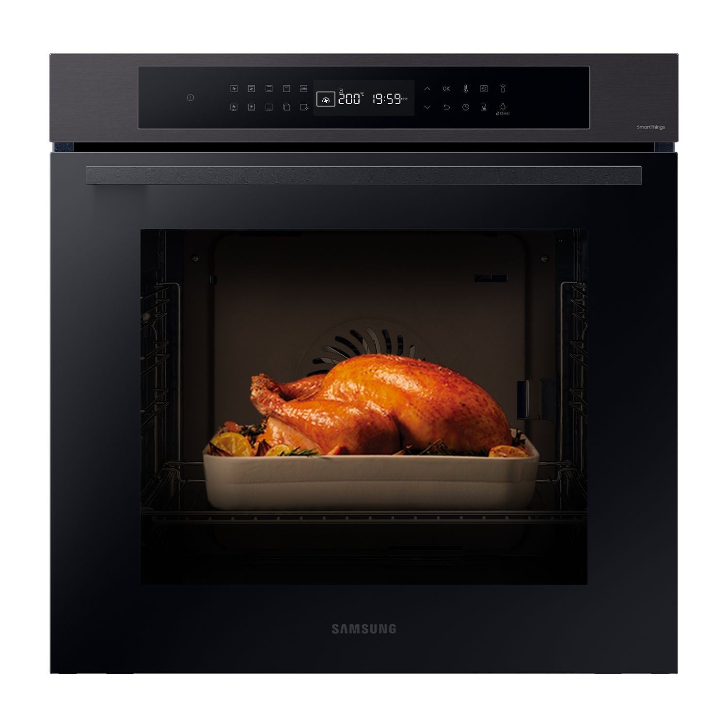 SAMSUNG SELECTION NV7B4040VBB/U5 | Forno Multifunzione Samsung Serie 4 76L, Ventola Singola, Vapore
