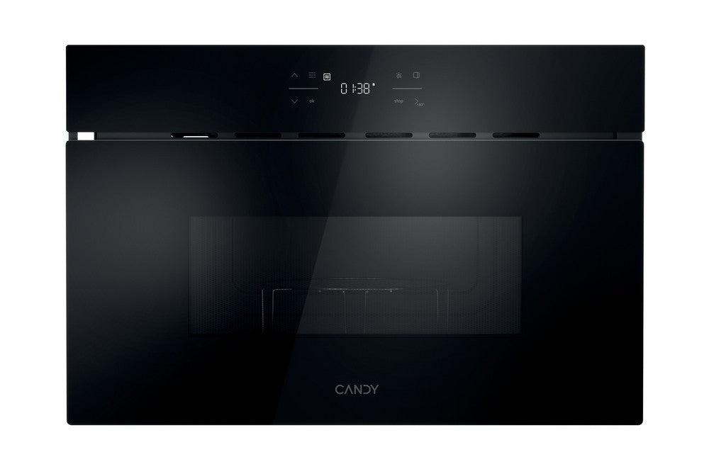 CANDY BI CA38SMBF7XS|38900838|micro nero, 24 lt, potenza 750 W, 9 fuznioni, apertura porte con cerni