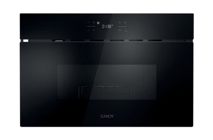 CANDY BI CA38SMBF7XS|38900838|micro nero, 24 lt, potenza 750 W, 9 fuznioni, apertura porte con cerni