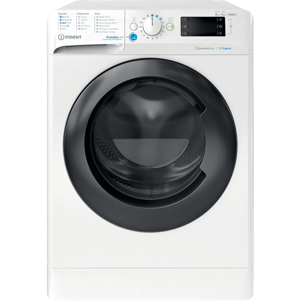 INDESIT BIANCO BDE96436WKVIT | LAVASCIUGA | LAVASCIUGA CARICO FRONTALE | LAVASCIUGA CARICO FRONTALE