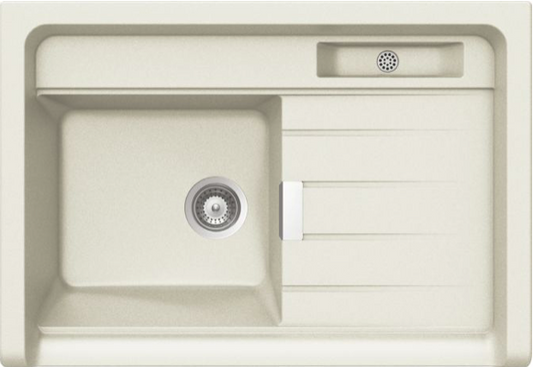 Schock LARM100089 | 1 VASCA SX + GOCCIOLATOIO - DA APPOGGIO - SALTARELLO E PUNTA A TAZZA DI SERIE  |