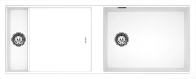 Schock PRPD150A74 | 1 VASCA 1/2 + BANCO DI LAVORO - ACCESSORI INCLUSI: TAGLIERE IN LEGNO (M); SALTAR