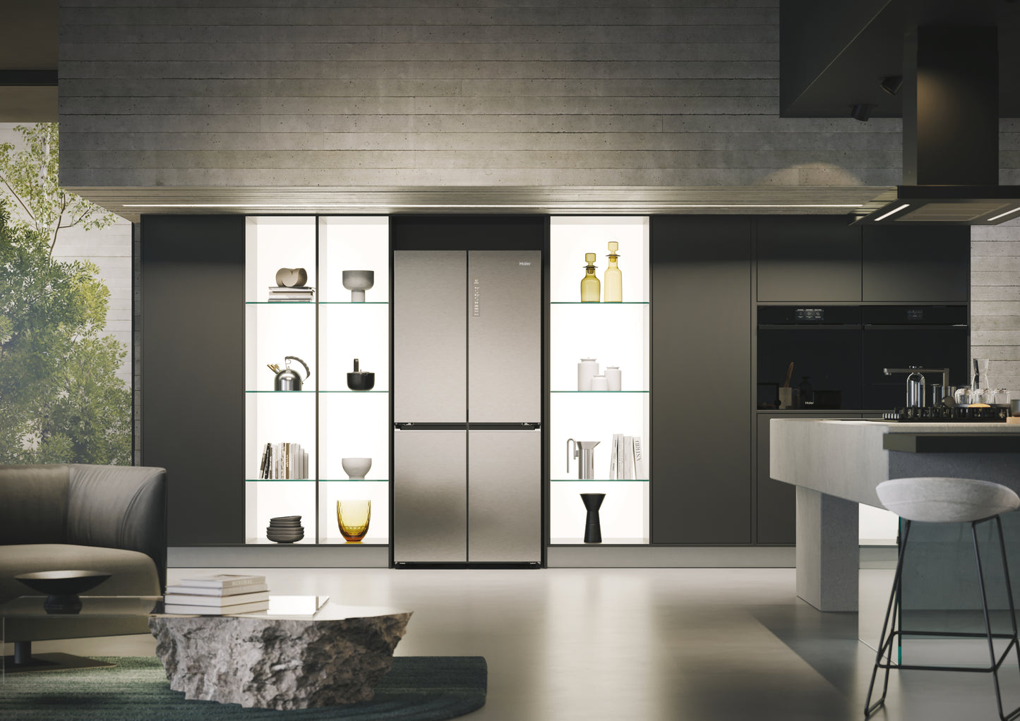 HAIER FS HCR7818DNMM | 34005789 | COOLING FS | CUBE 83 SERIE 7 | Multidoor | Refrigerator | Multidoo