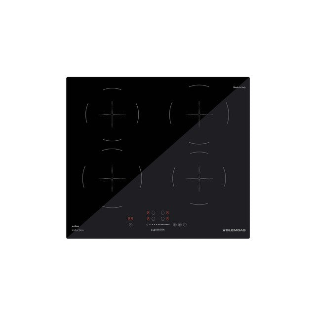 GLEM GAS GTI640SL | PIANI COTTURA INDUZIONE | 60 | NERO |  - 60x52 cm - Foro incasso 56x48 cm -coman