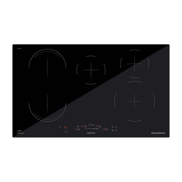 GLEM GAS GTI951BSL | PIANI COTTURA INDUZIONE | 90 | NERO |  - 90x51 cm - Foro incasso 73x48 cm -coma