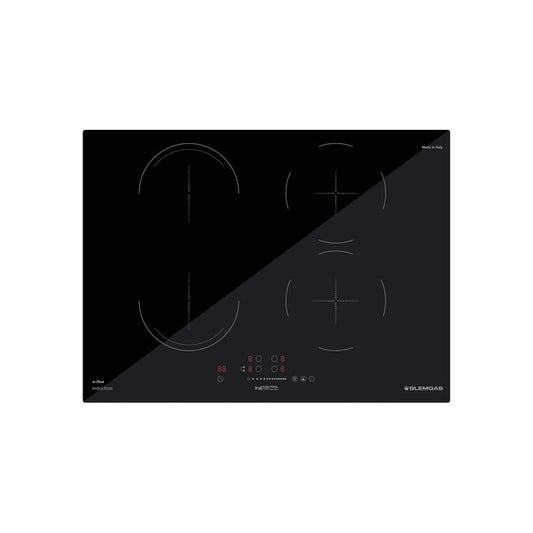 GLEM GAS GTI741BSL | PIANI COTTURA INDUZIONE | 60 | NERO |  - 70x52 cm - Foro incasso 56x48 cm -coma