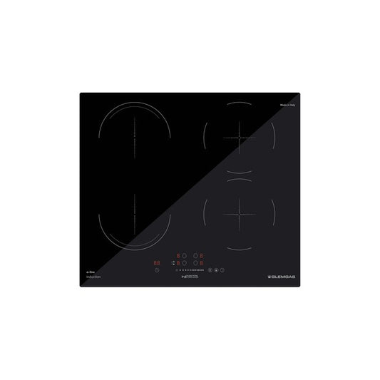 GLEM GAS GTI641BSL | PIANI COTTURA INDUZIONE | 60 | NERO |  - 60x52 cm - Foro incasso 56x48 cm -coma