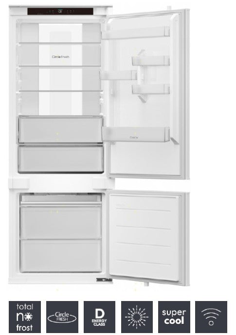 CANDY BI CNBQT5719DW|34901758|combinato 193x70cm Total No Frost;Classe Energetica;D;panorama light;