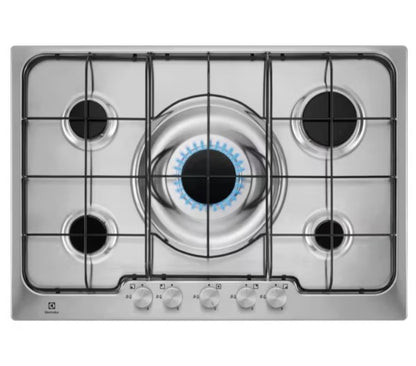 Electrolux BI   PX750XV Phase-out 2026 Aprile | 75 cm Soft - 5 fuochi gas - Bruciatori Fiamma Pura -