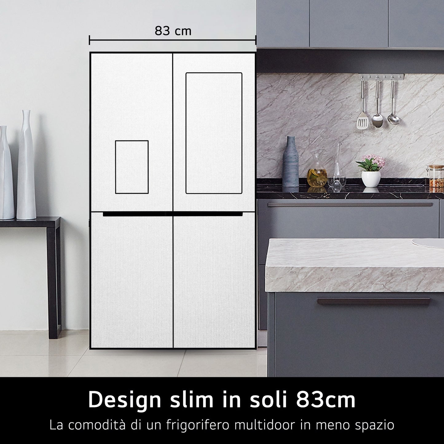 LG BIANCO GMG860EPBE | FRIGORIFERI | FRIGORIFERI A 3PORTE/OLTRE | FRIGO 3P/OLTRE NO FROST | FRIGO 4P