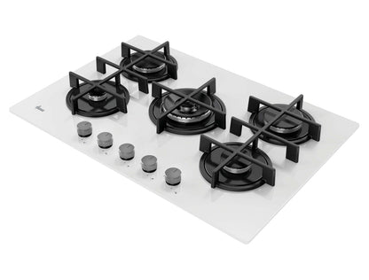 HOOVER BI  HVG74C3W | 33803509 | New Collection 3 | 5 fuochi gas;Griglie Ghisa;Bruciatore doppia cor