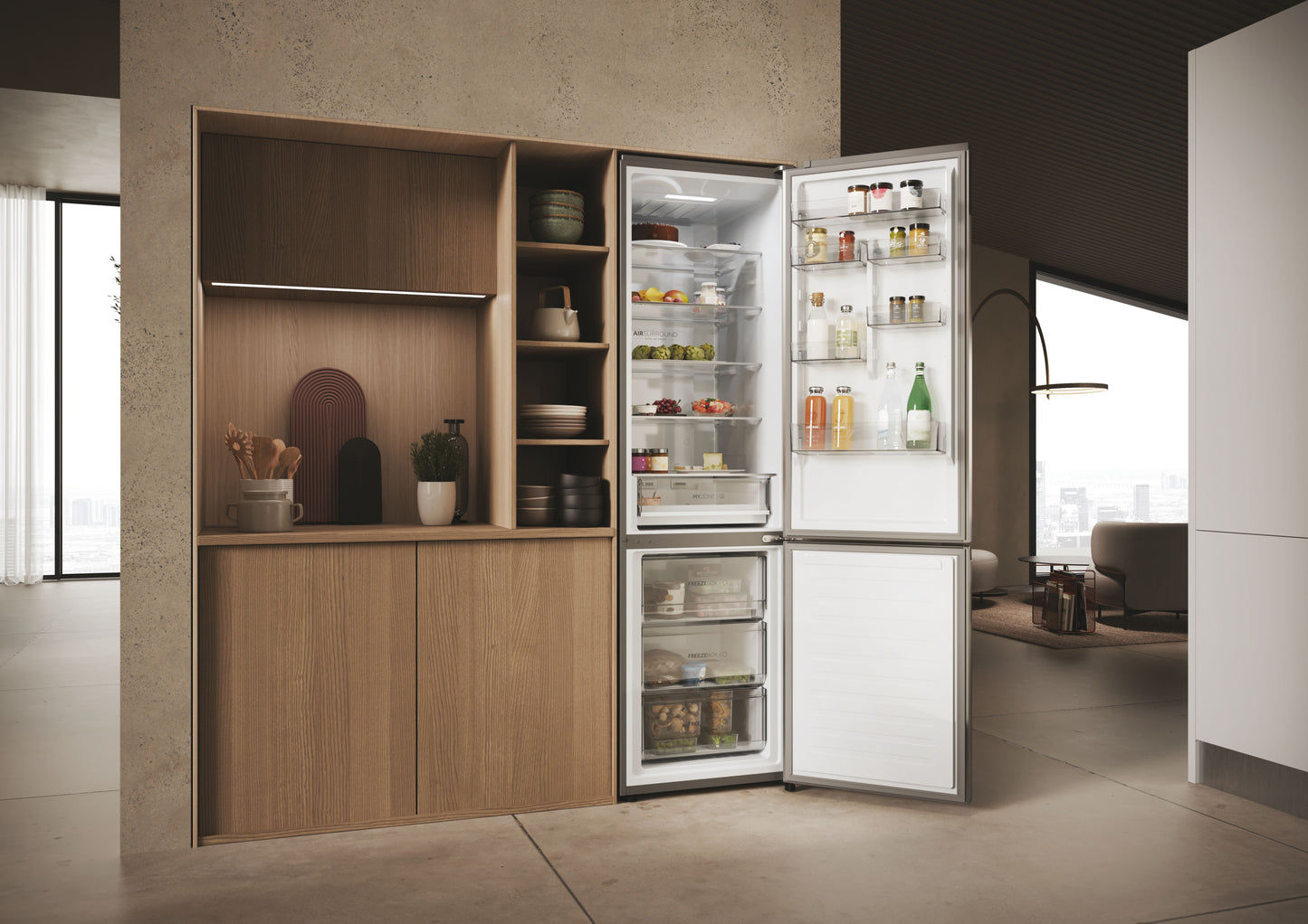 HAIER BIANCO HDPW3620DNPD | FRIGORIFERI | FRIGORIFERI COMBINATI | FRIGO COMBI NO FROST | COMBI 406LT