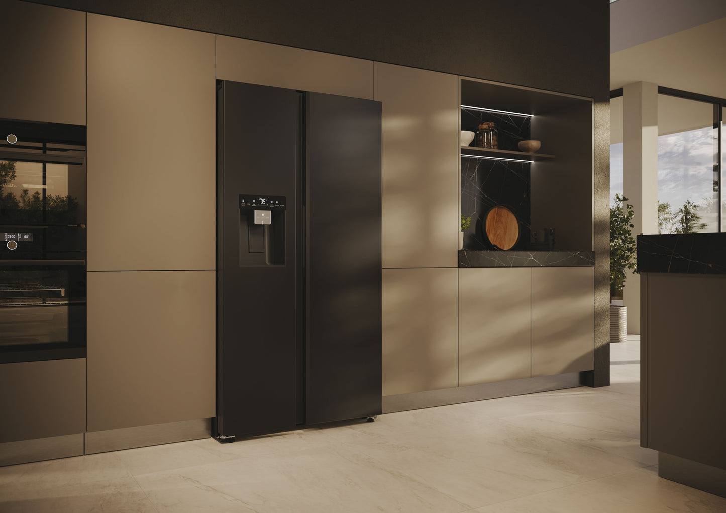 HAIER FS HSW59F18EIPT | 34005274 | COOLING FS | SBS 90 SERIE 5 | SxS | Refrigerator | SxS 180x90cm,