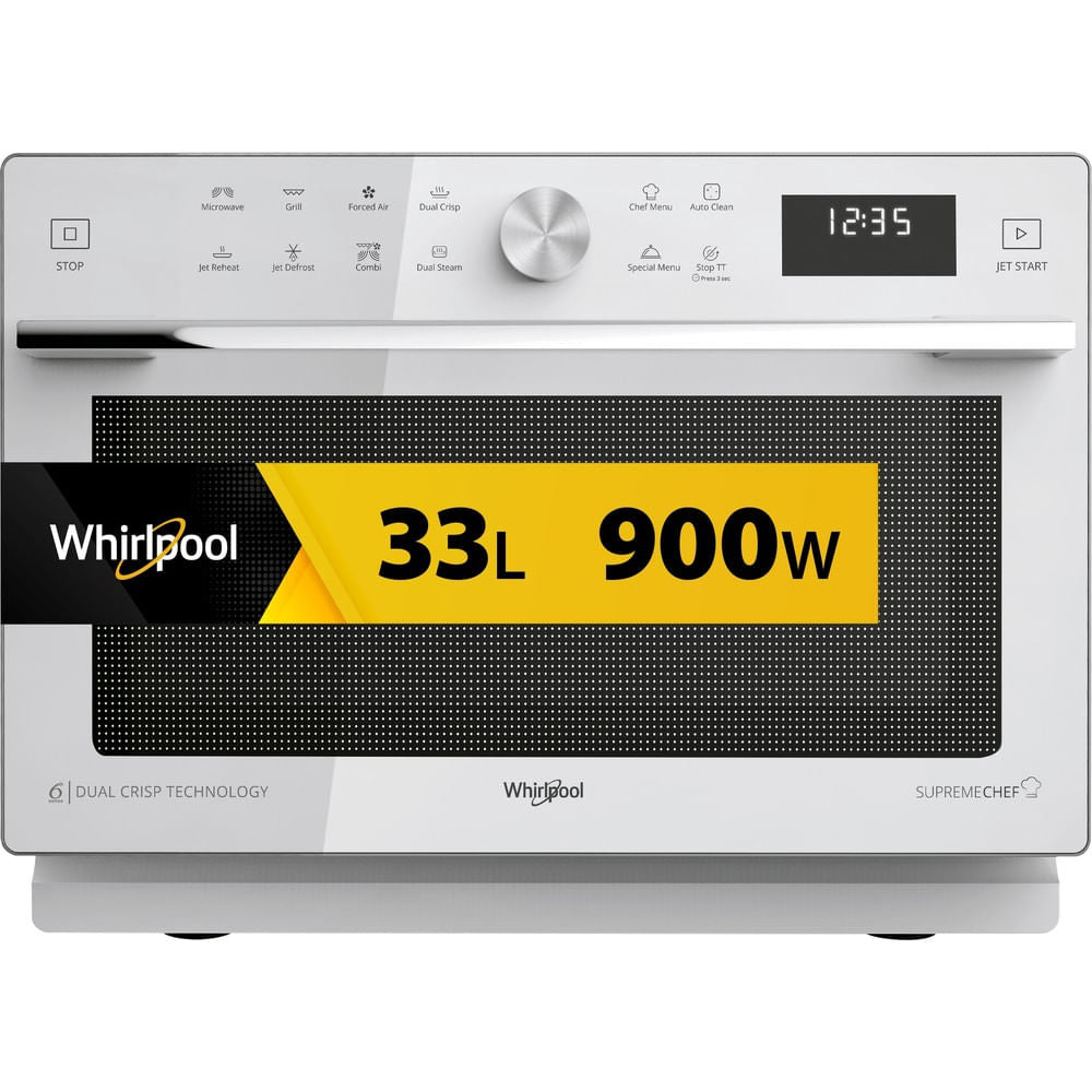 WHIRLPOOL PED MWSC933SW | CUCINA | FORNI A MICROONDE | FORNO MICROONDE COMBINATO | FORNO M/O TERMOV.