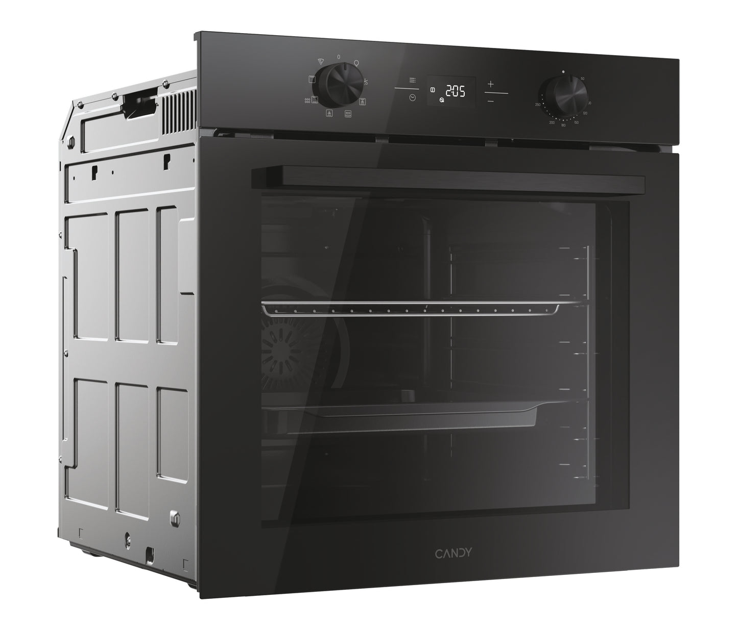 CANDY BI CA6N3T1HTB|33703858|Forno elettrico ventilato Finiture Vetro Nero, Classe Energetica A+, Ca
