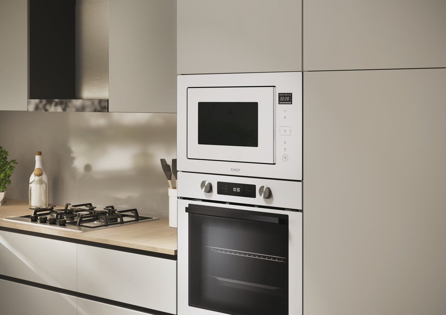 CANDY BI CA38MWN7NW|38900816|micro bianco, 28 lt; potenza 1100 w, 10 funzioni; con grill