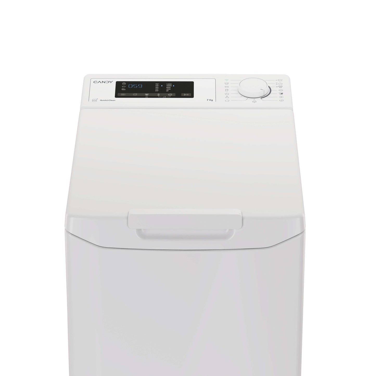 CANDY BIANCO TCA473D3S | LAVATRICI | LAVATRICI CARICO DALL'ALTO | LAV. C/ALTO 7-7,99KG | LAV.C/ALTO