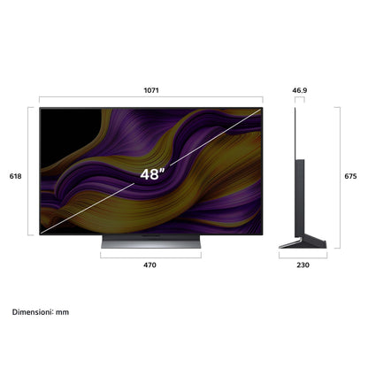 LG ELETTRONICA OLED48G56LS | TV | TV OLED | TV OLED 43" - 49" | TV OLED EVO 48"UHD 4K DVBT2/S2 SMART