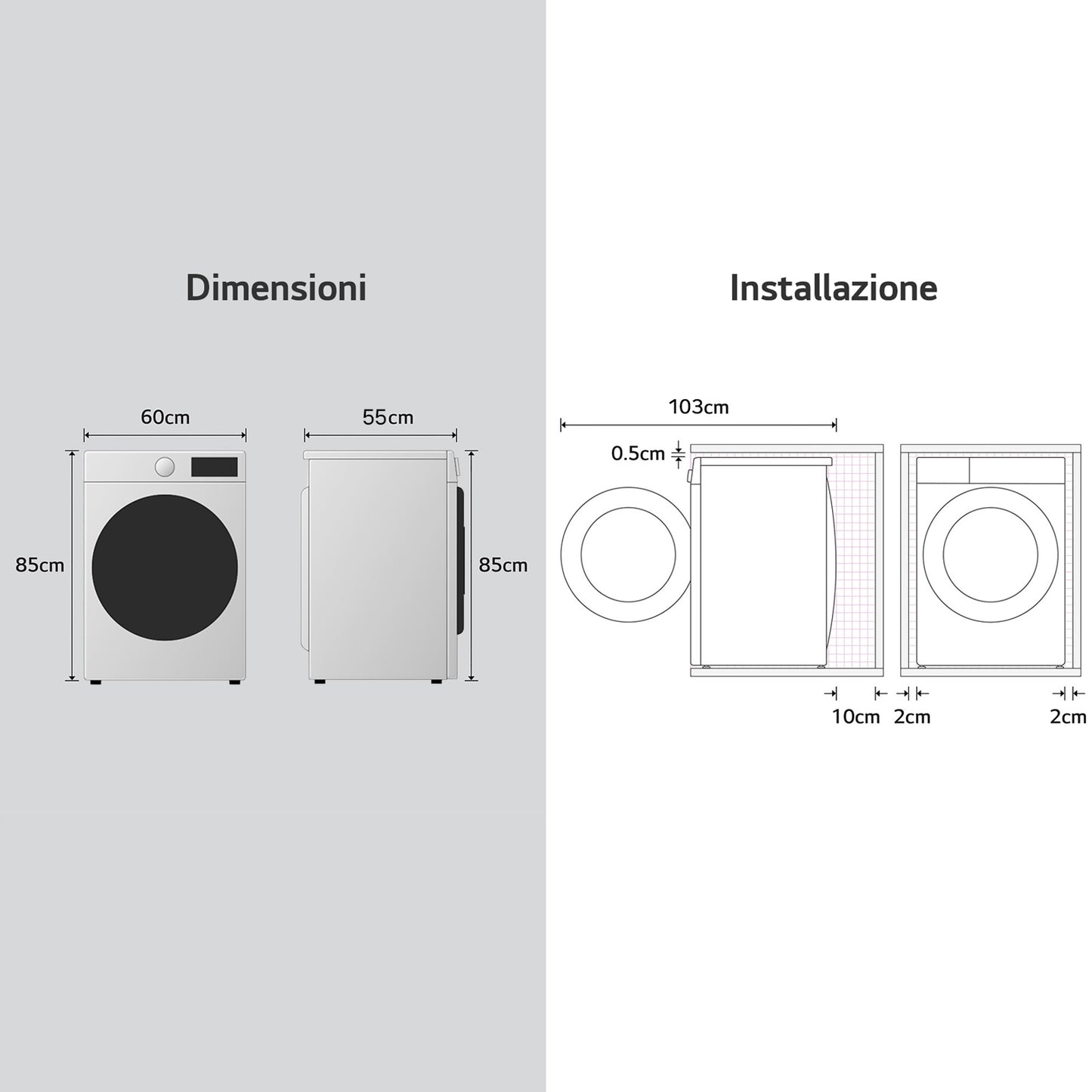 LG BIANCO F4NX1009NWB | LAVATRICI | LAVATRICI CARICO FRONTALE | LAV. C/FRONTALE 9-9,99KG | LAV.C/FRO