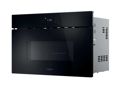 CANDY BI CA38SMBF7XS|38900838|micro nero, 24 lt, potenza 750 W, 9 fuznioni, apertura porte con cerni