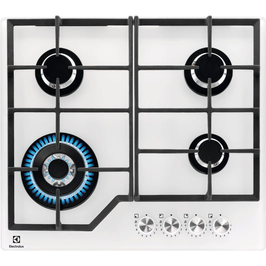 Electrolux BI   KGG64362W   | 60 cm - Nuova estetica Gas on Glass - Step Power - 4 fuochi - Bruciato