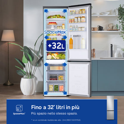 SAMSUNG BIANCO RB38C607AS9EF | FRIGORIFERI | FRIGORIFERI COMBINATI | FRIGO COMBI NO FROST | COMBI 38