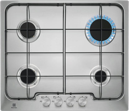 Electrolux BI   PX640XV   | 60 cm Soft - 4 fuochi gas - Bruciatori Fiamma Pura - Griglie speciali in