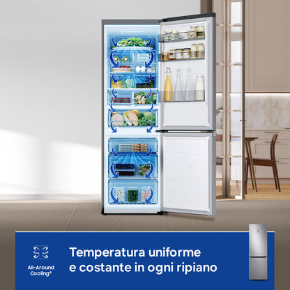 SAMSUNG BIANCO RB34C775CS9EF | FRIGORIFERI | FRIGORIFERI COMBINATI | FRIGO COMBI NO FROST | COMBI 34