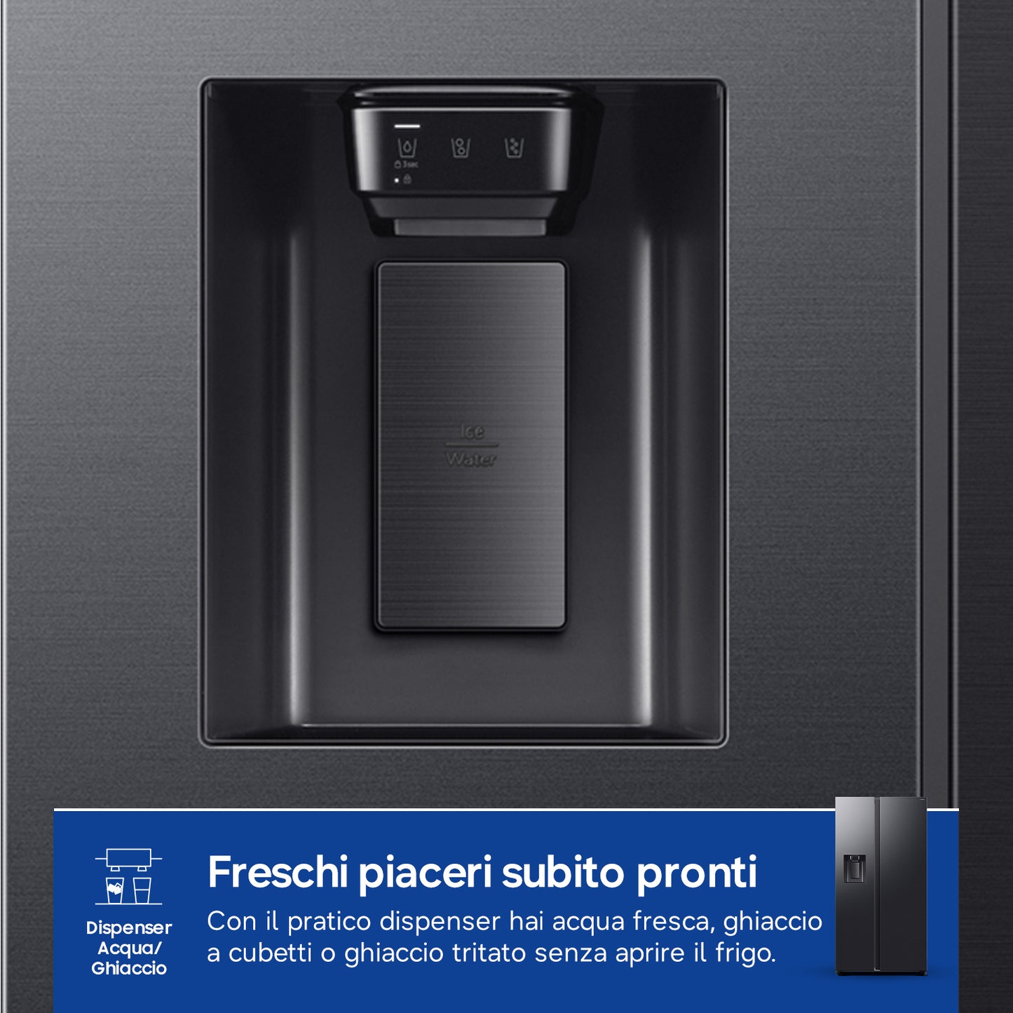 SAMSUNG BIANCO RS70F64KEFEF | FRIGORIFERI | SIDE BY SIDE | SIDE BY SIDE NO FROST | SBS 635LT CE.E NO