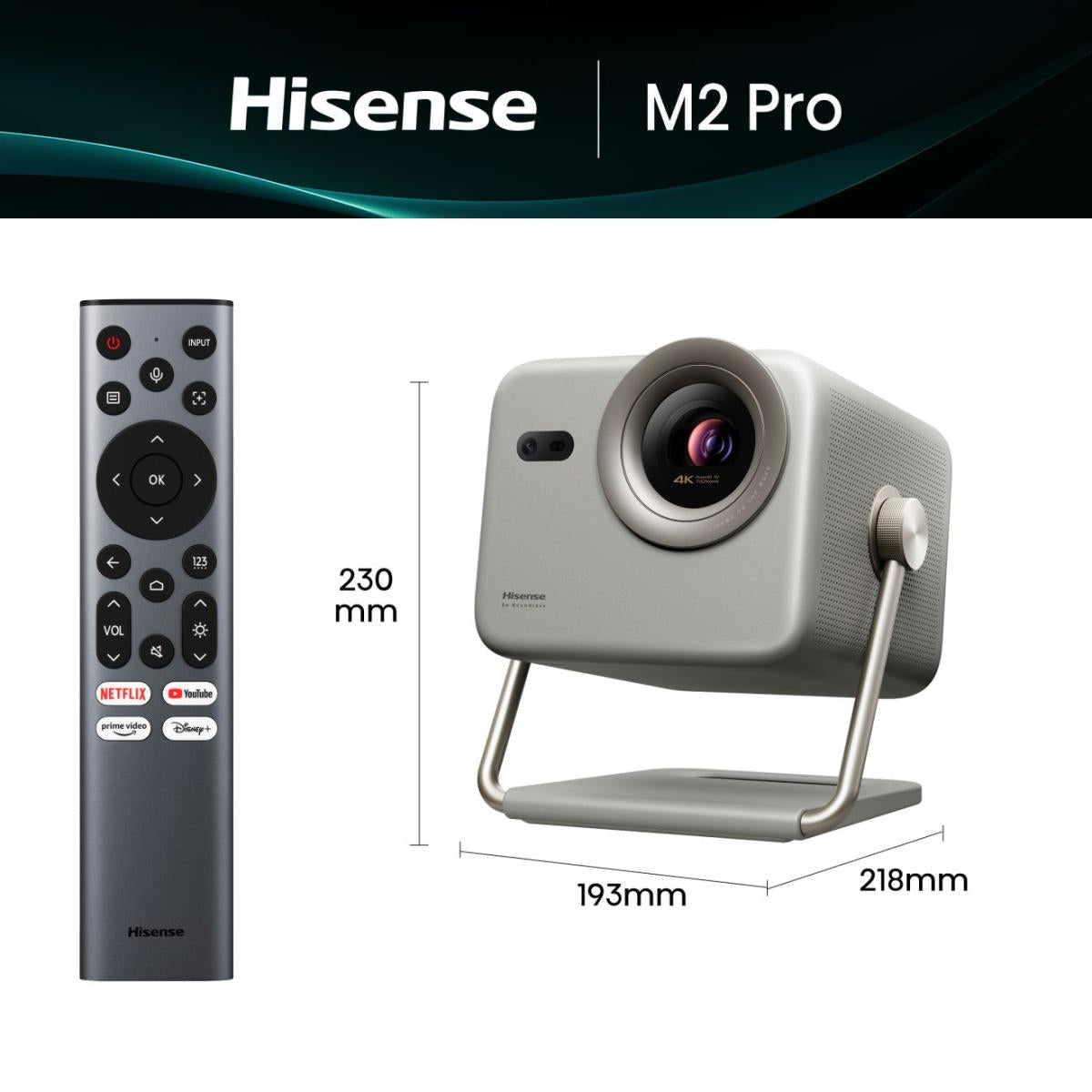 HISENSE ELETTRONICA M2PRO | VIDEO | VIDEOPROIETTORI | PROIETTORE DLP | PROIETTORE LASER DLP 4K UHD 1