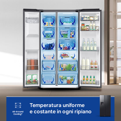 SAMSUNG BIANCO RS70F64KEFEF | FRIGORIFERI | SIDE BY SIDE | SIDE BY SIDE NO FROST | SBS 635LT CE.E NO