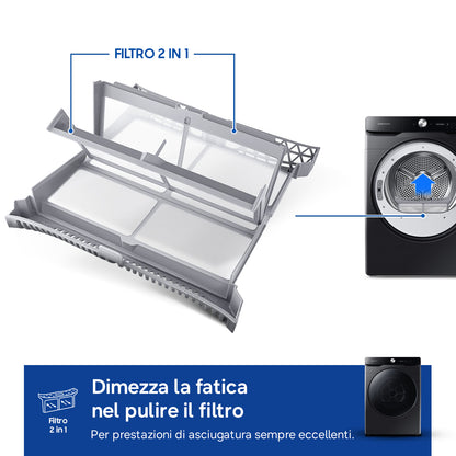 SAMSUNG BIANCO DV16DG8600BVU3 | ASCIUGATRICI | ASCIUGATRICI POMPA DI CALORE | ASCIUG. POMPA DI CALOR