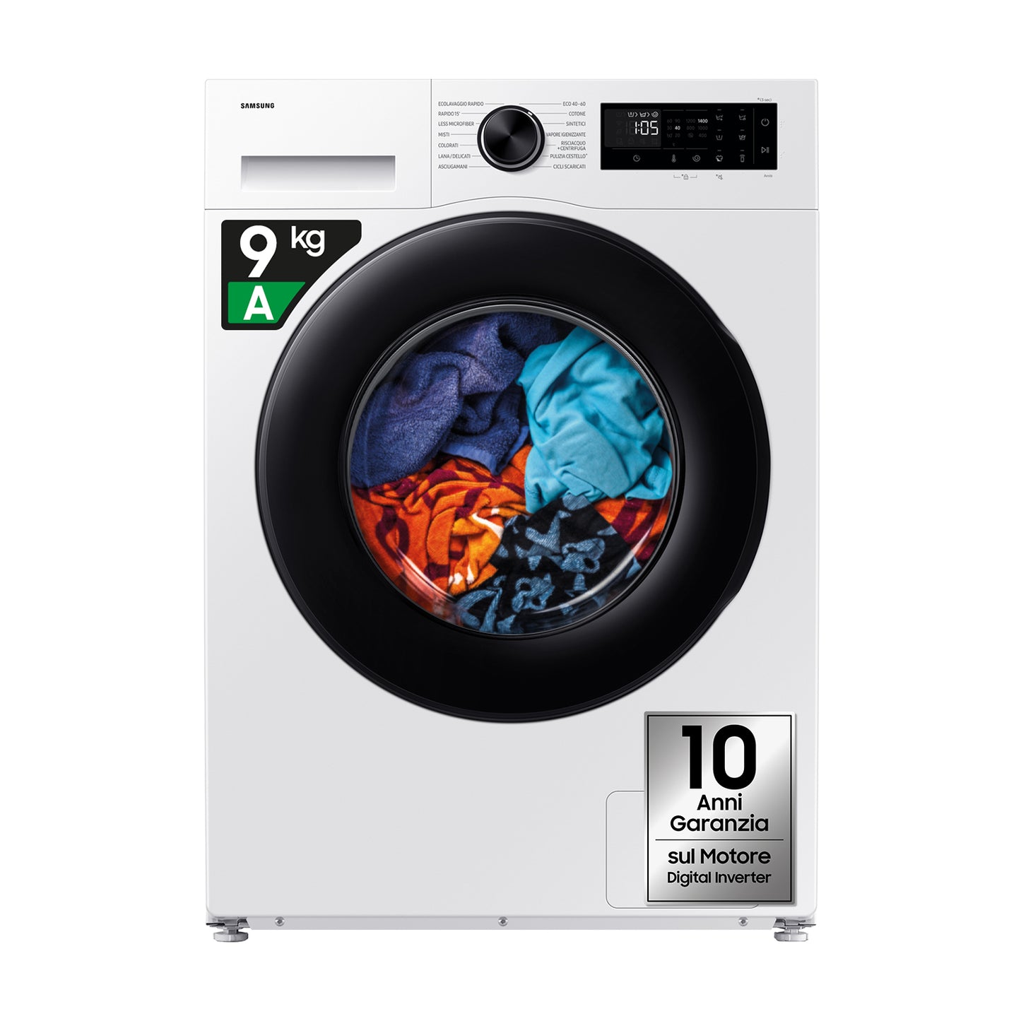 SAMSUNG BIANCO WW90DG5G34AEET | LAVATRICI | LAVATRICI PROFONDITA' RIDOTTA | LAV.SLIM FINO 48CM 8KG-O