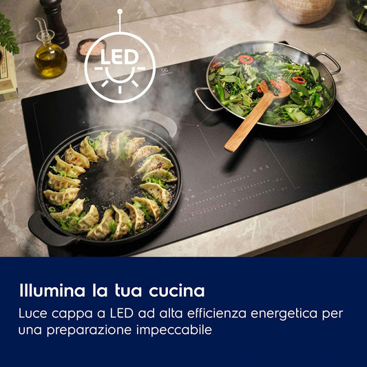 Electrolux BI   KFTB19X   | Cappa camino _ 90 cm; Connessione cappa-piano Hob2Hood; Portata massima