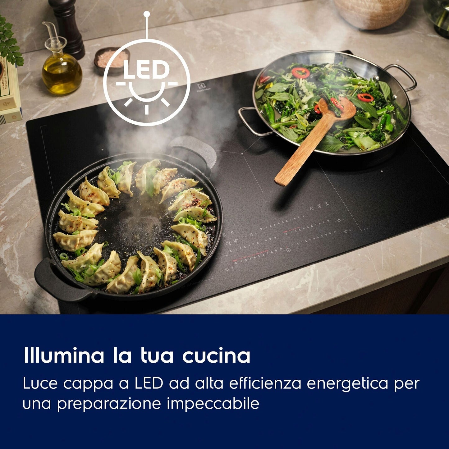 Electrolux BI   KFEC12X   | Null Drip Base - Cappa anticondensa integrata con veletta _ 120 cm; Port