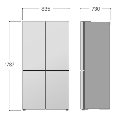 LG BIANCO GMV860EPDE | FRIGORIFERI | FRIGORIFERI A 3PORTE/OLTRE | FRIGO 3P/OLTRE NO FROST | FRIGO 4P