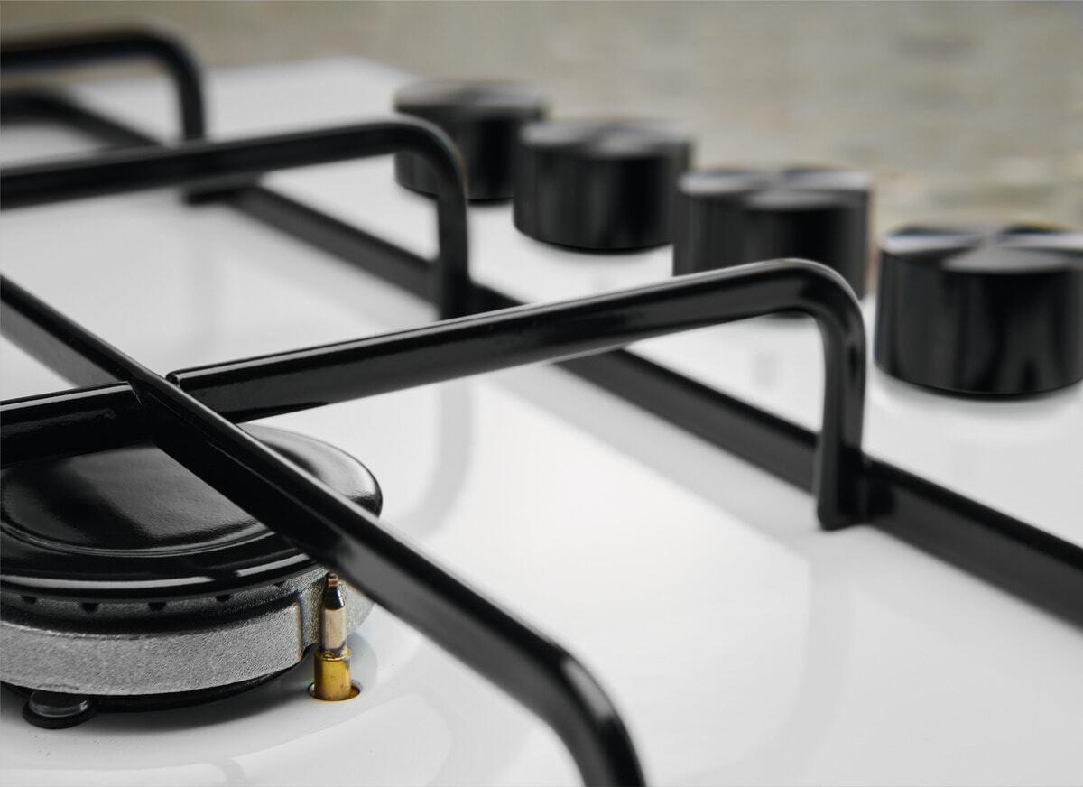 Electrolux BI   KGS6404W   | 60 cm - Slim - Comandi Laterali - 4 fuochi gas - Bruciatori Fiamma Pura