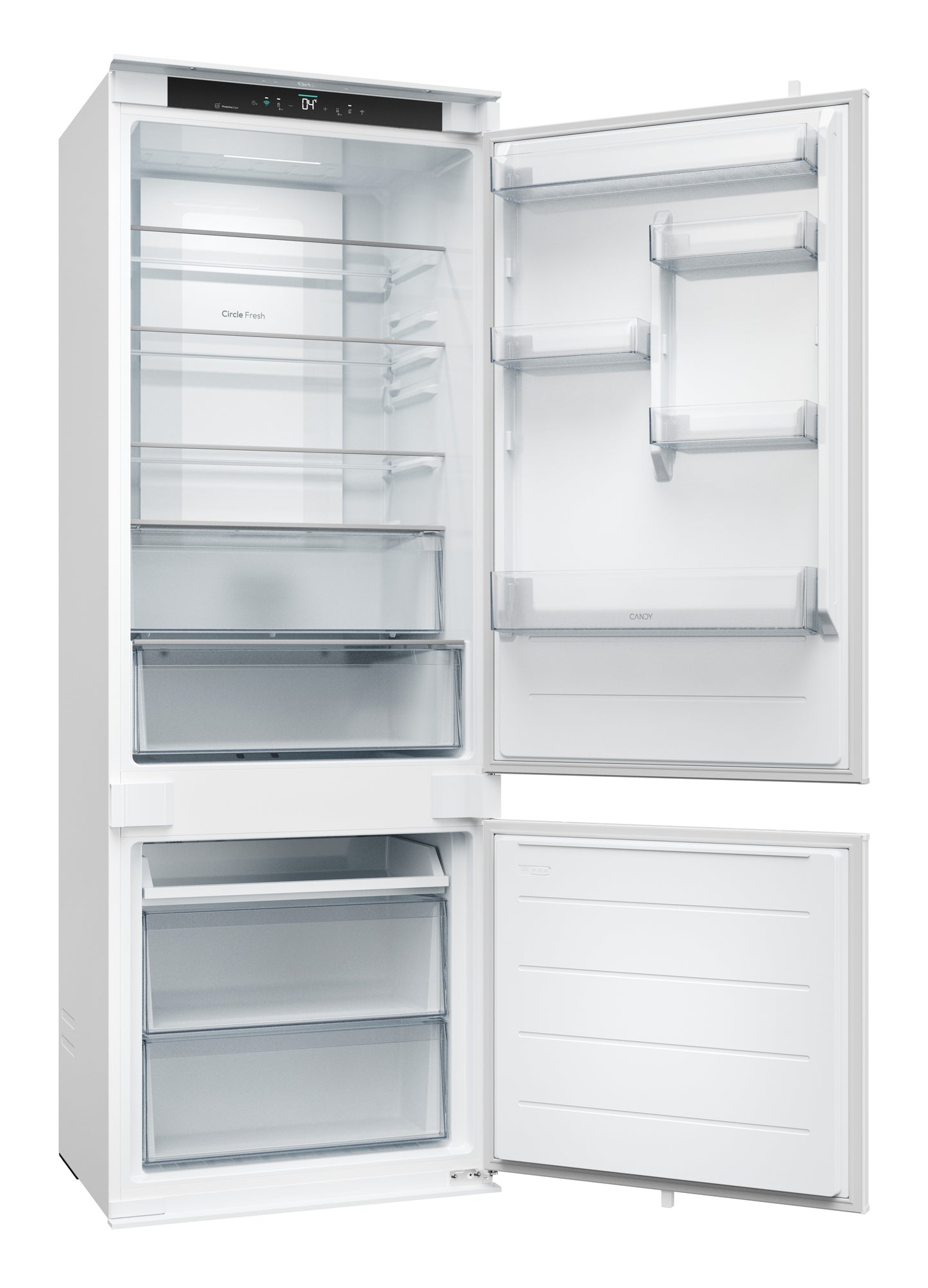 CANDY BI CNBQT3719EW|34901736|combinato 193x70cm Total No Frost;Classe Energetica;E;Sistema di contr