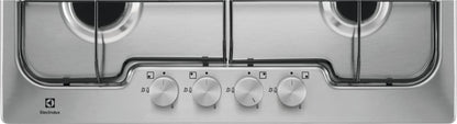 Electrolux BI   PX640XV   | 60 cm Soft - 4 fuochi gas - Bruciatori Fiamma Pura - Griglie speciali in