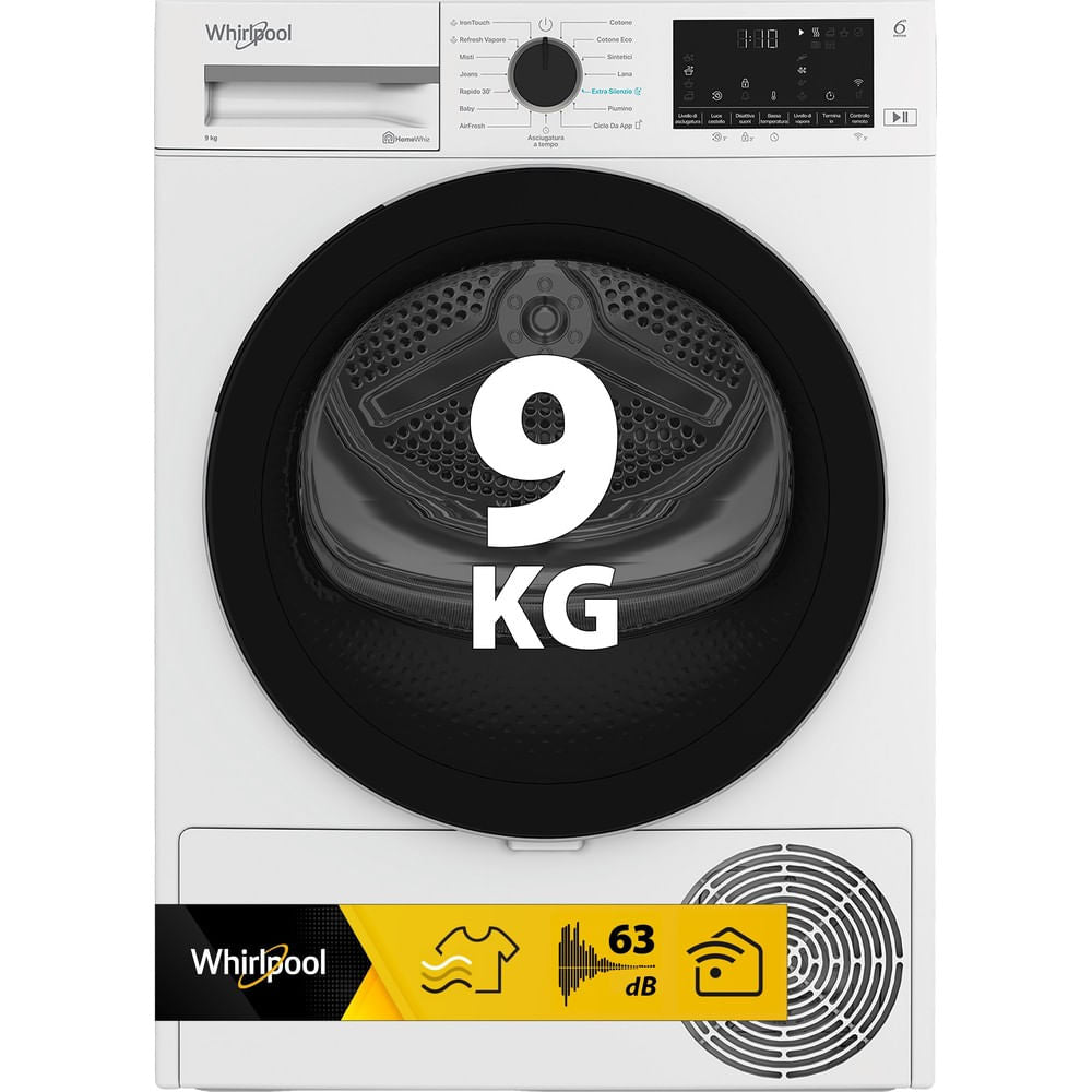 WHIRLPOOL BIANCO CWDR49MWBSIT | ASCIUGATRICI | ASCIUGATRICI POMPA DI CALORE | ASCIUG. POMPA DI CALOR