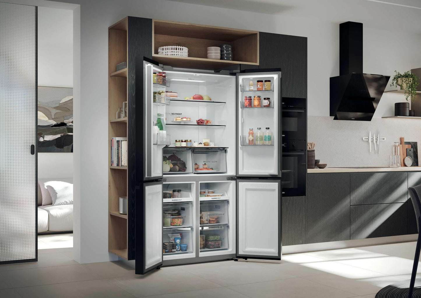 HAIER FS HCR39F19ENPT | 34005970 | COOLING FS | CUBE 90 SERIE 3 | Multidoor | Refrigerator | Multido