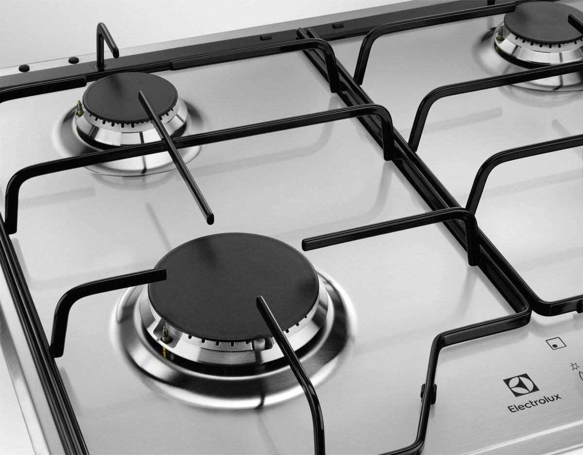 Electrolux BI   KGS6424SX   | 60 cm New Linea Slim Profilo 8 mm- 4 fuochi gas - Bruciatori ad alta e