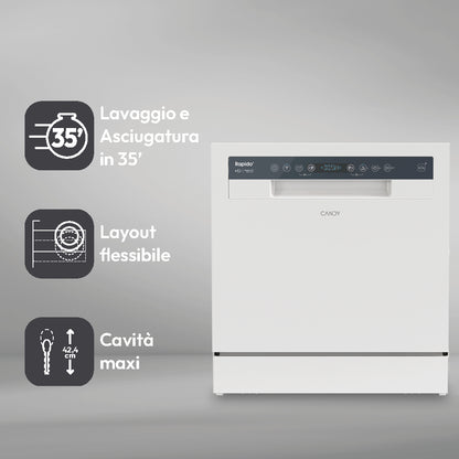 CANDY BIANCO CP6E51LW | LAVASTOVIGLIE | LAVASTOVIGLIE SOTTOPIANO/APPOGGIO | LAVASTOVIGLIE SOTTOPIANO